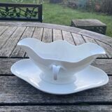 Porcelain sauce boat tableware