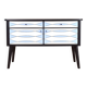 Mid-Century Op-Art. Hand-Painted German Sideboard, 1960s.