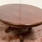 Table a pied central Napoléon III Acajou massif XIX siècle