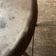 Tabouret à vis Nicolle 1950 en fer brut