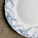 Assiette plate Luneville en terre de fer service "Henriette"