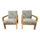 Paire de fauteuil chauffeuse 1970 vintage