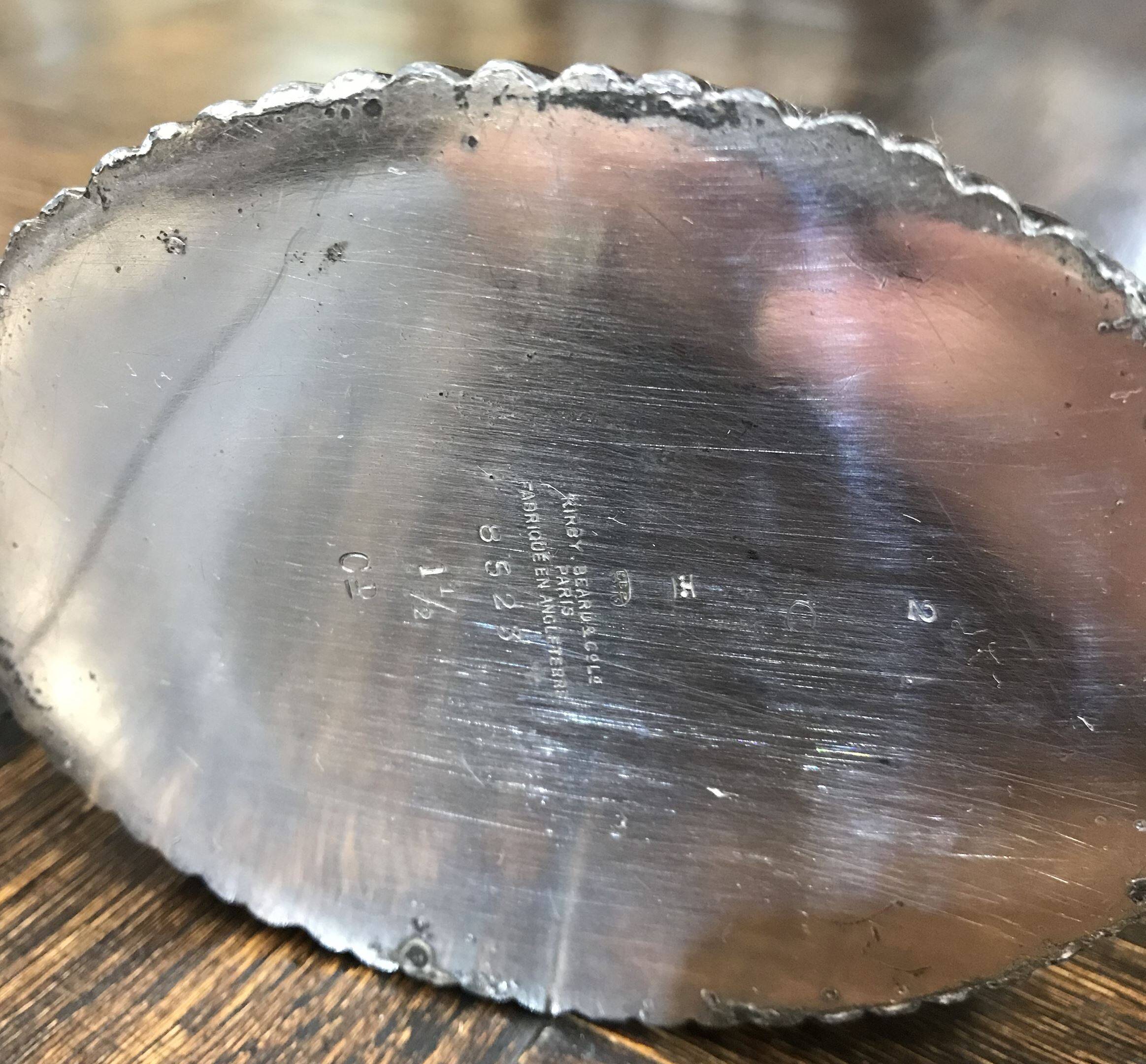English silver plated sugar bowl