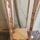 Lampadaire artisanal selette ancienne