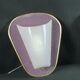 Pair of perspex brass wall sconces, france 1950's