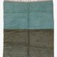 Tapis Monochrome vert et turquoise - 265 x 223 cm