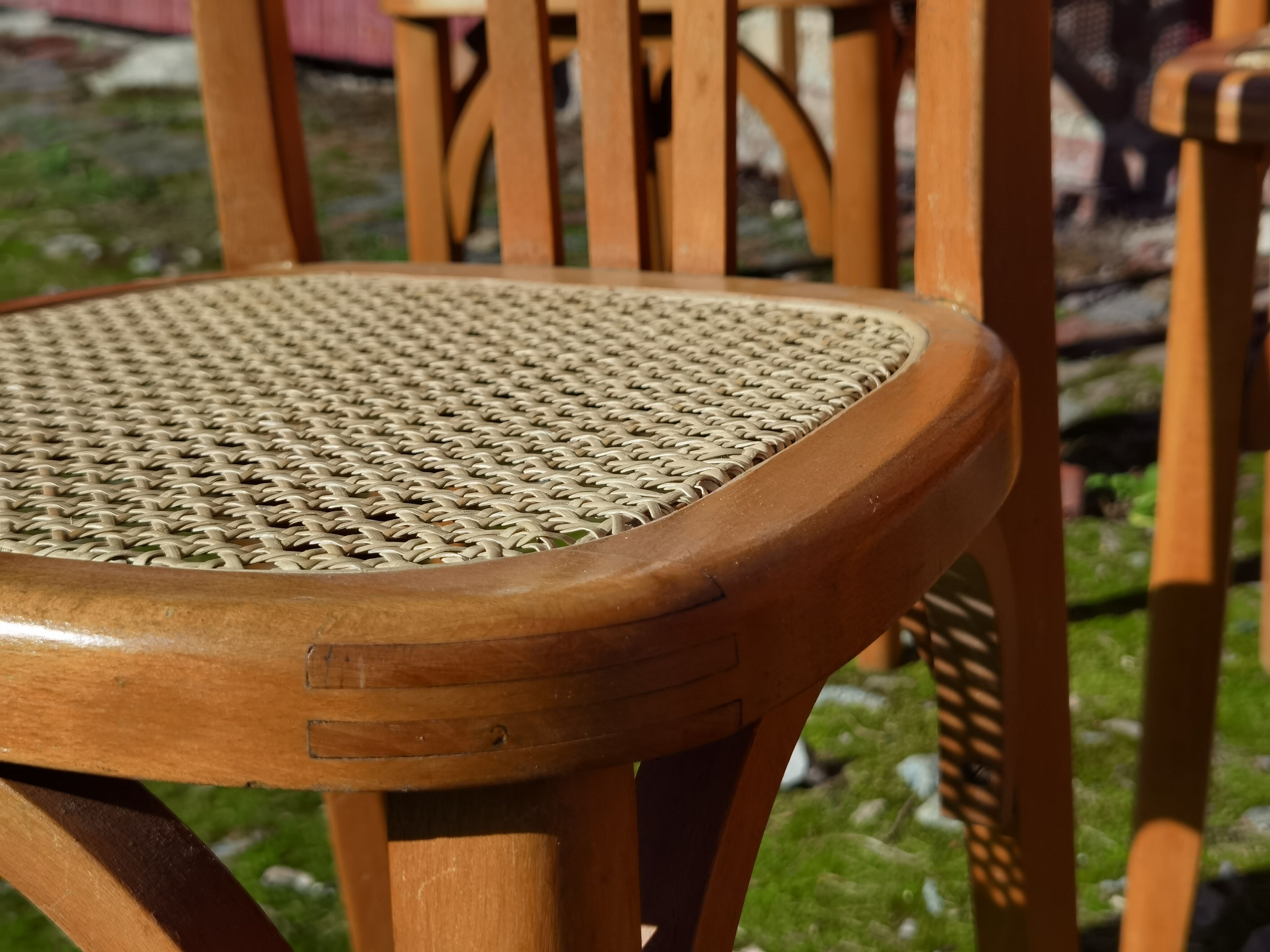 Lot of Stella cane chairs