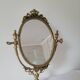 Miroir psyché en laiton
