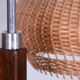 Art Deco Walnut Floor Lamp attributed to J. Halabala for Up Závody, 1930s