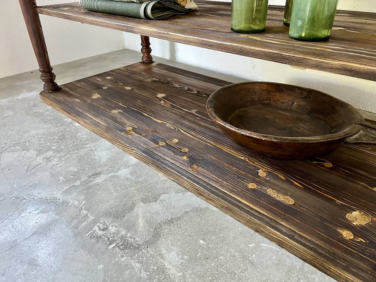 Table - 50s drapery console