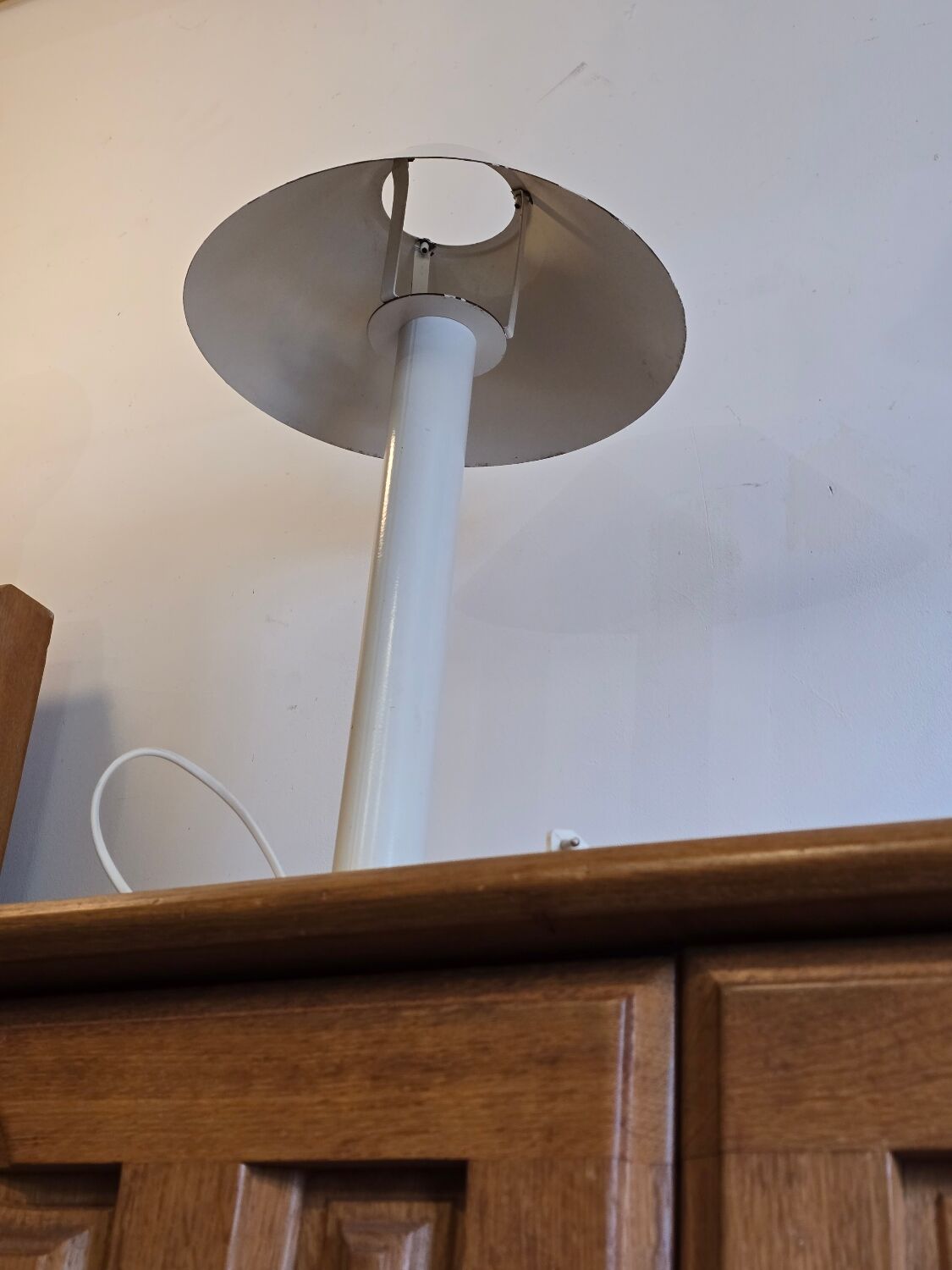 1980s design floor lamp by Bent Karlby for Lyfa