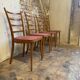 Set of 4 vintage Scandinavian style chairs