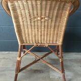 Rattan armchair