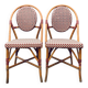 Pair of antique bistro terrace chairs