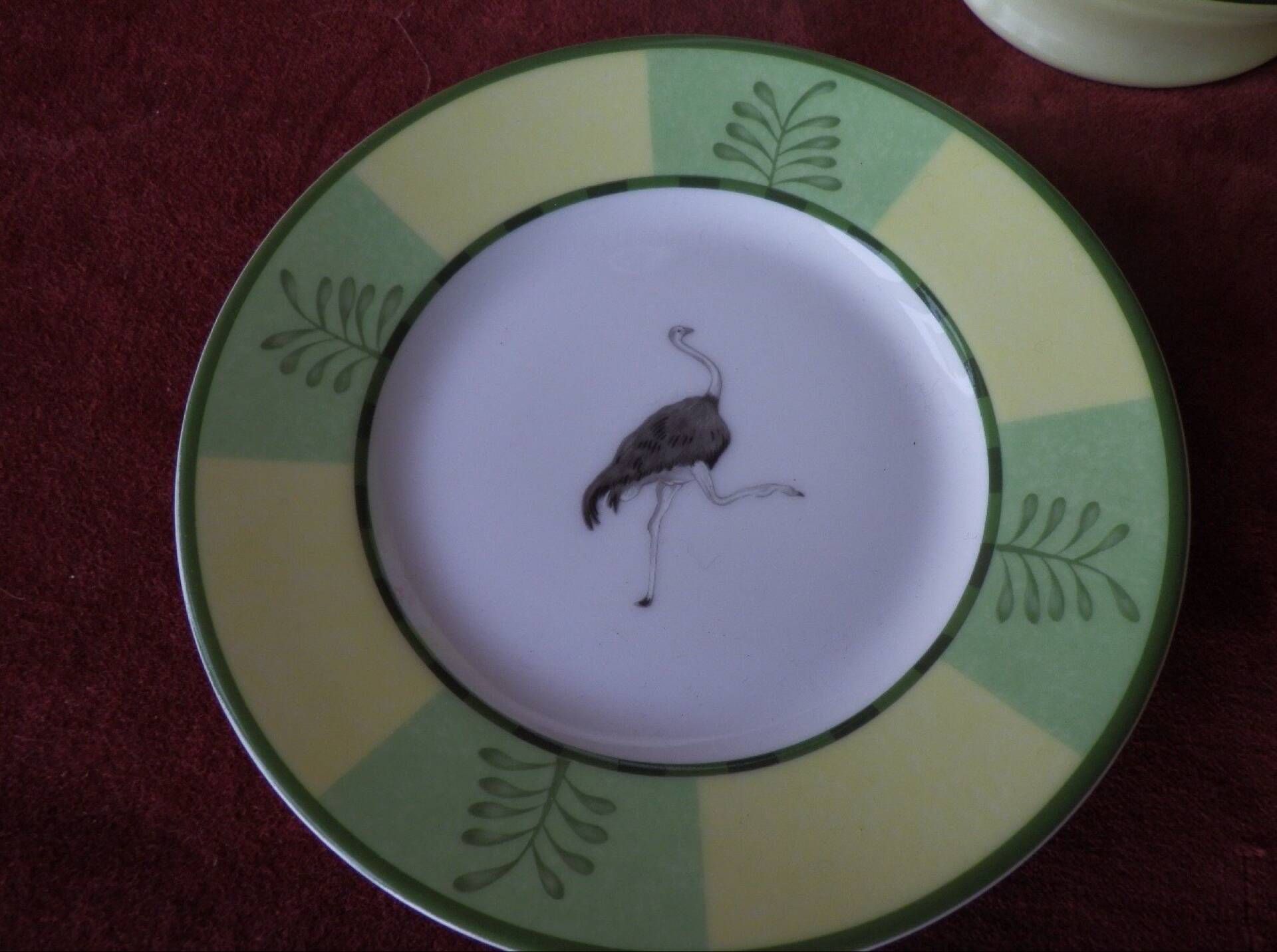 Hermès paris – service petit-déjeuner 7 pièces – collection africa –