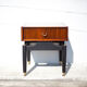 G-Plan bedside table in vintage wood and brass