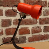 Vintage orange desk spot lamp 60"s