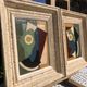 Paire de peintures cubistes
