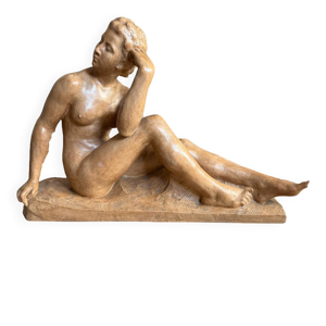 Femme nue étendue, maurice