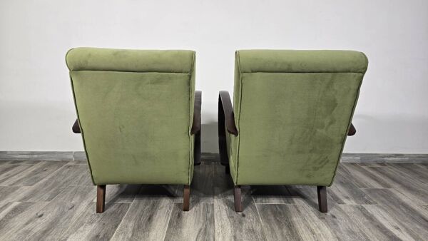 Ensemble de chaises longues par Jindrich Halabala, années 1940