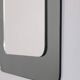 Vintage 1970s Wall Mirror in Smoked Glass, Italian Design