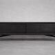 Vintage Mid-Century Scandinavian Modern Dark Oak Sideboard & Wooden Handles