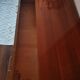 Commode vintage année 60 marron vernis 4 tiroirs