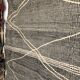 Moroccan Berber carpet Kilim Zanafi black and white 3,36X2.10m