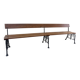 Très grand banc en fonte