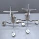 Christian Ghion - DriadeKosmo ~ Chandeliers Flat-Twin ~ Italy ~ 2000s