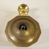 Golden brass chandelier