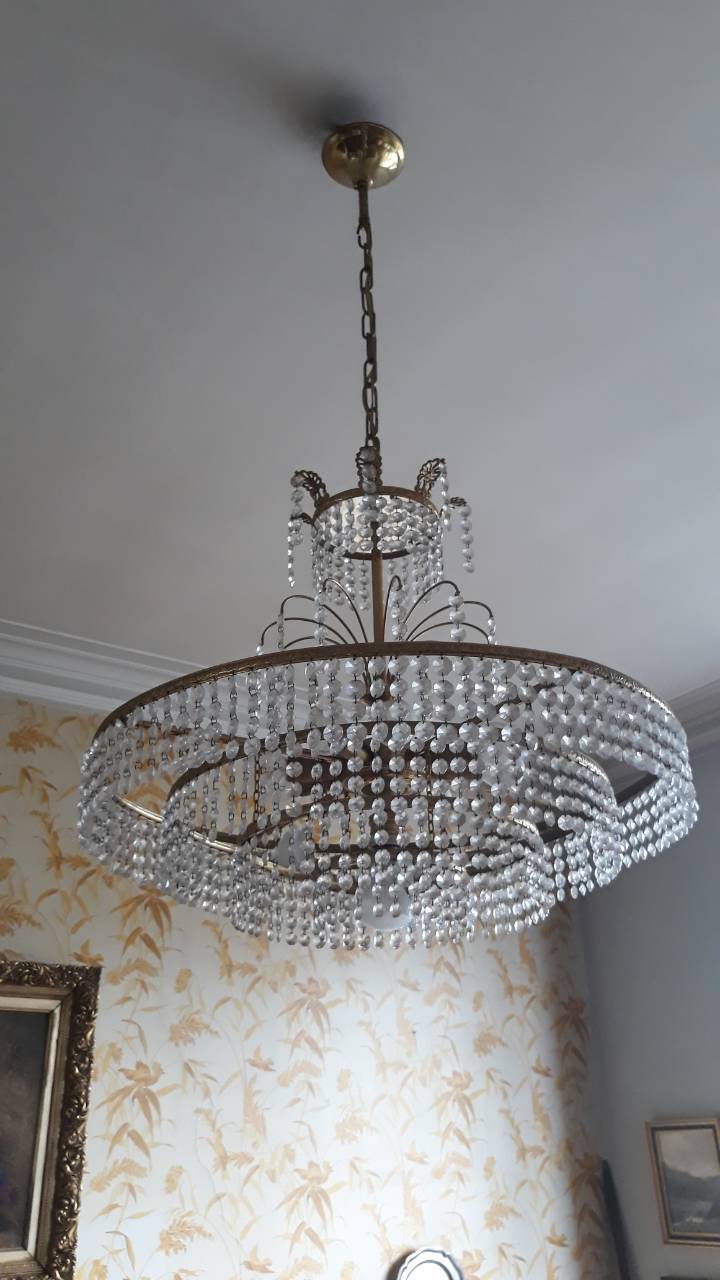 Tassel chandelier