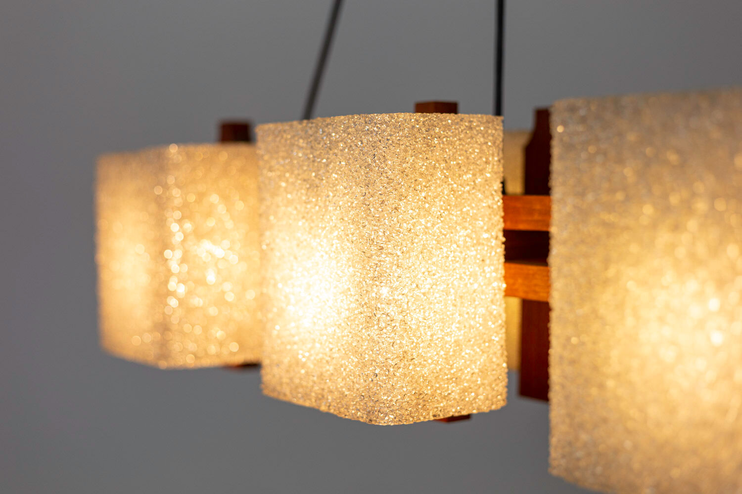 Suspension in granite resin and wood, 1950s