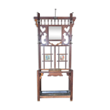 Oak cloakroom, coat rack 1950