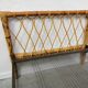 Pair of vintage rattan twin bed