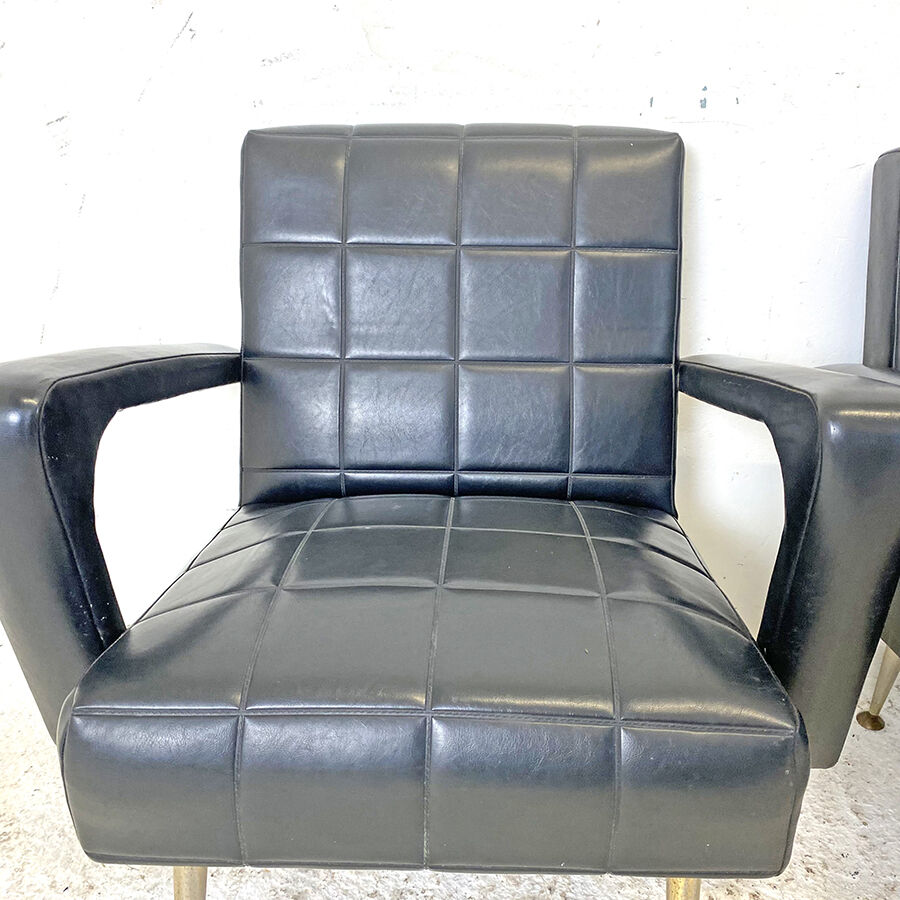 Paire de fauteuils vintage 60's