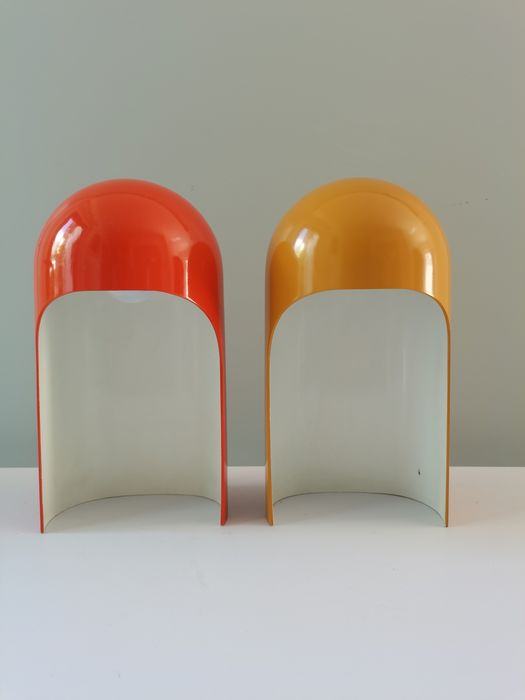 Pair of Italian lamps 70s- A. Bianchi Milano
