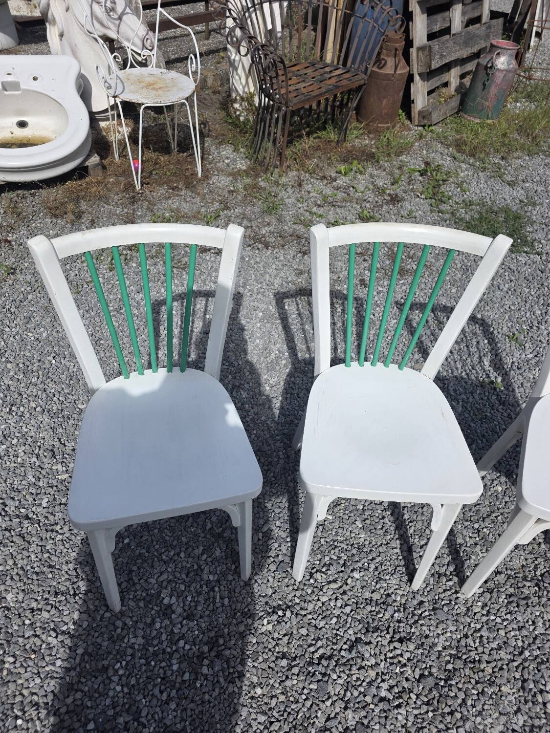 6 Baumann bistro chairs