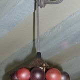 Ceiling lamp bunch and grape leaves in blown glass 20-30