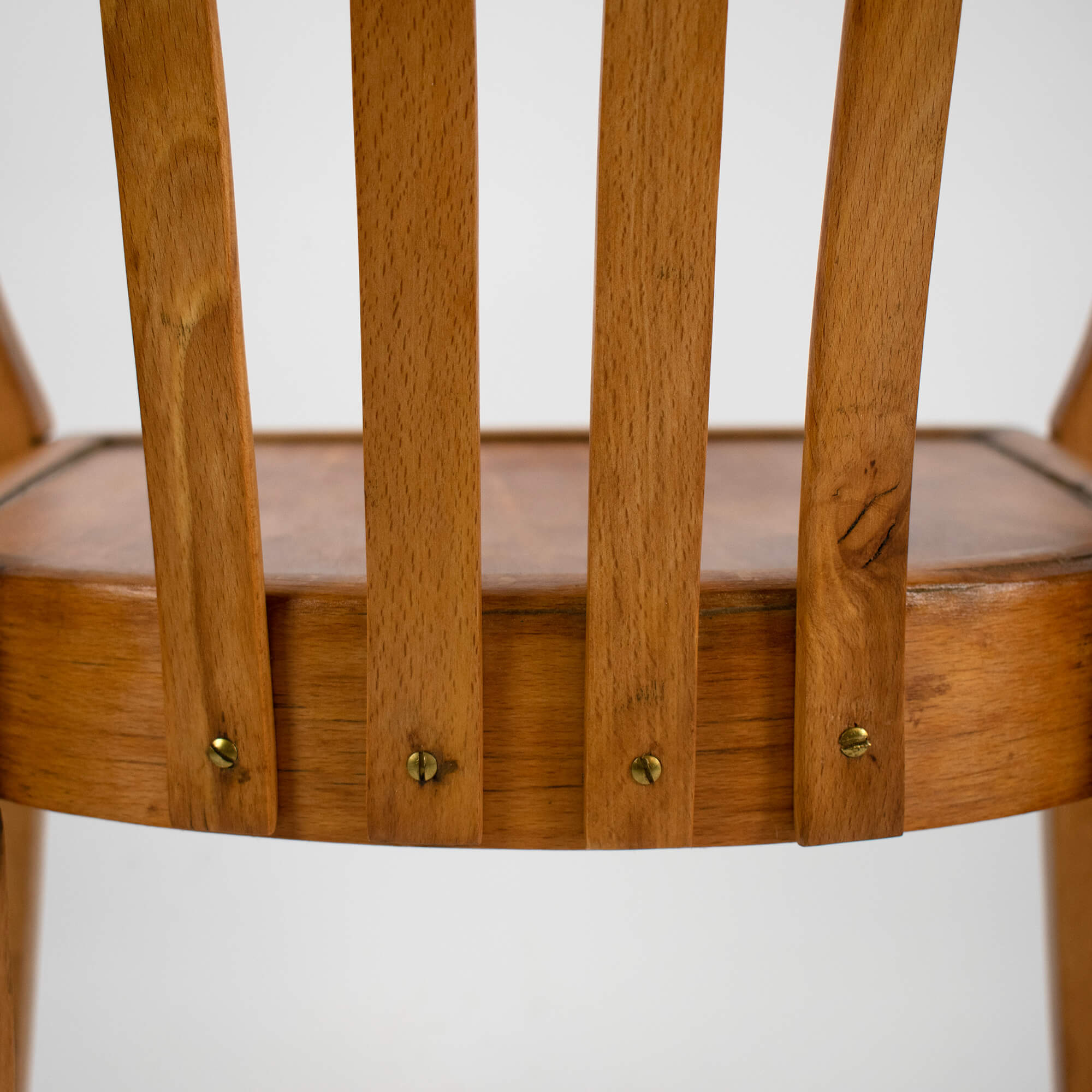 1940s Gropius chair solid beech wood oiled