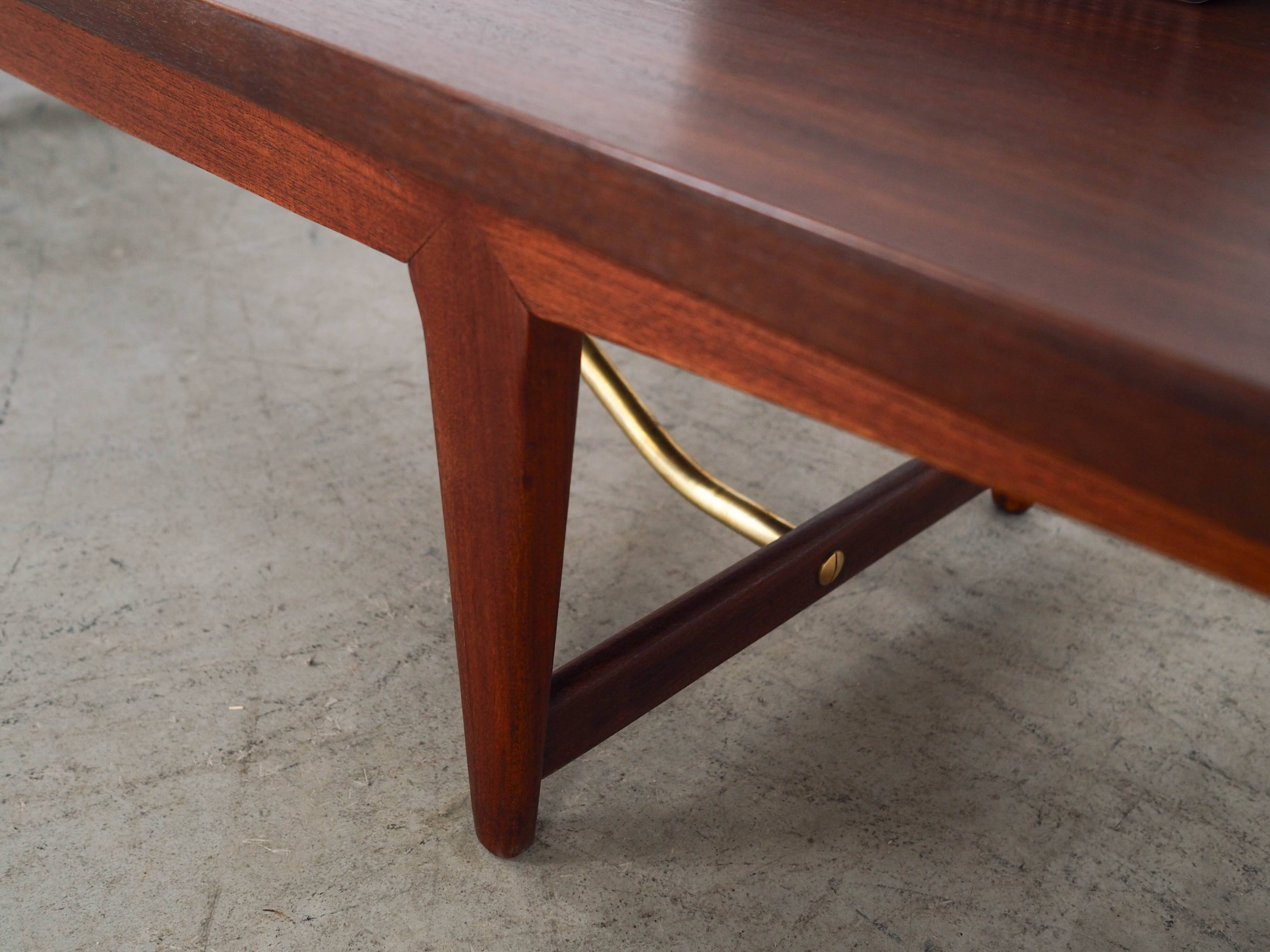 Teak lowboard, Danish design, 1980s, made in Denmark