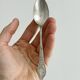 Set of 6 small metal spoons