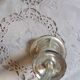 Bougeoir candélabre 3 bras argent plaqué, vintage