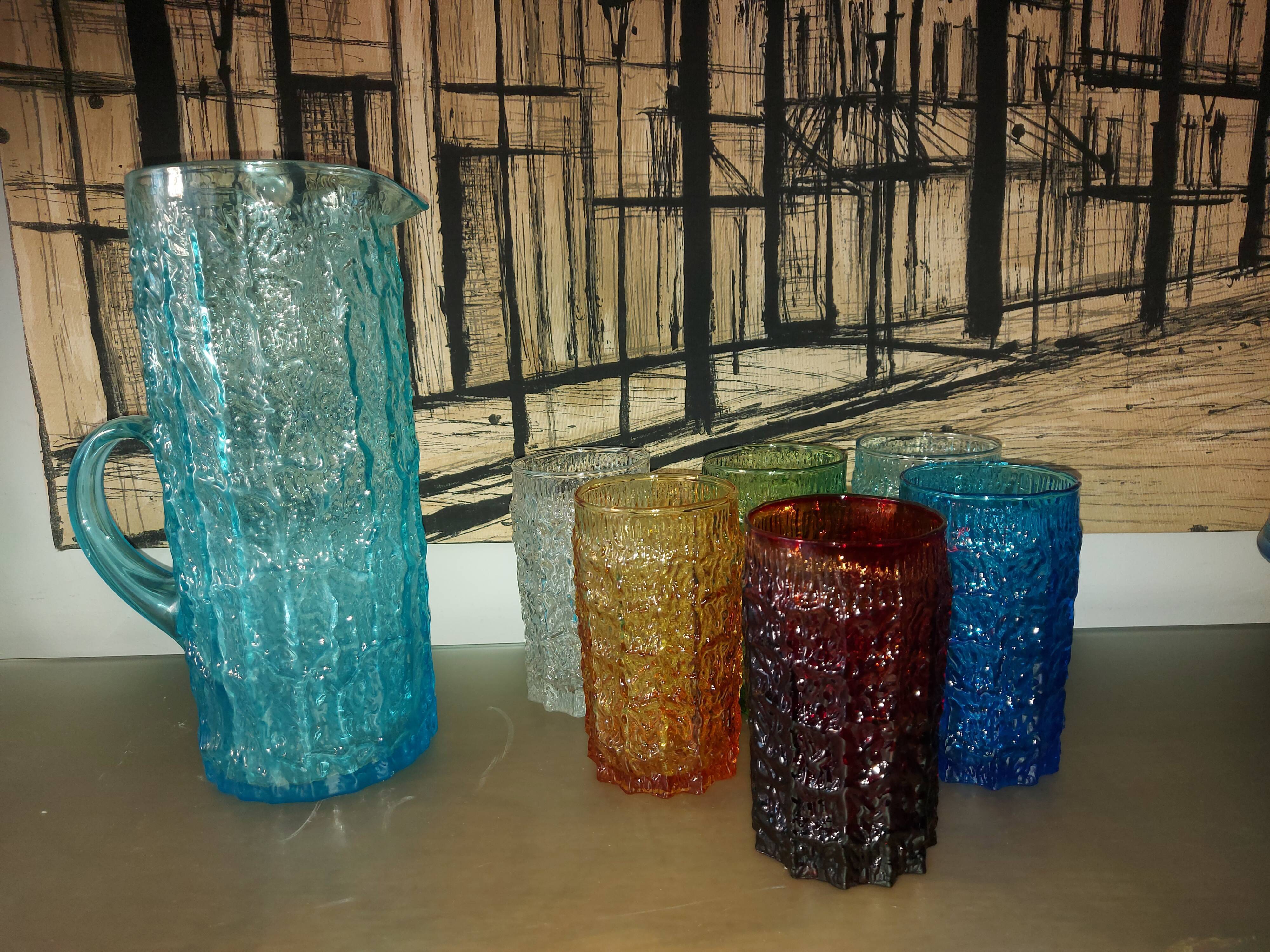 Orange juice service Geoffrey Baxter