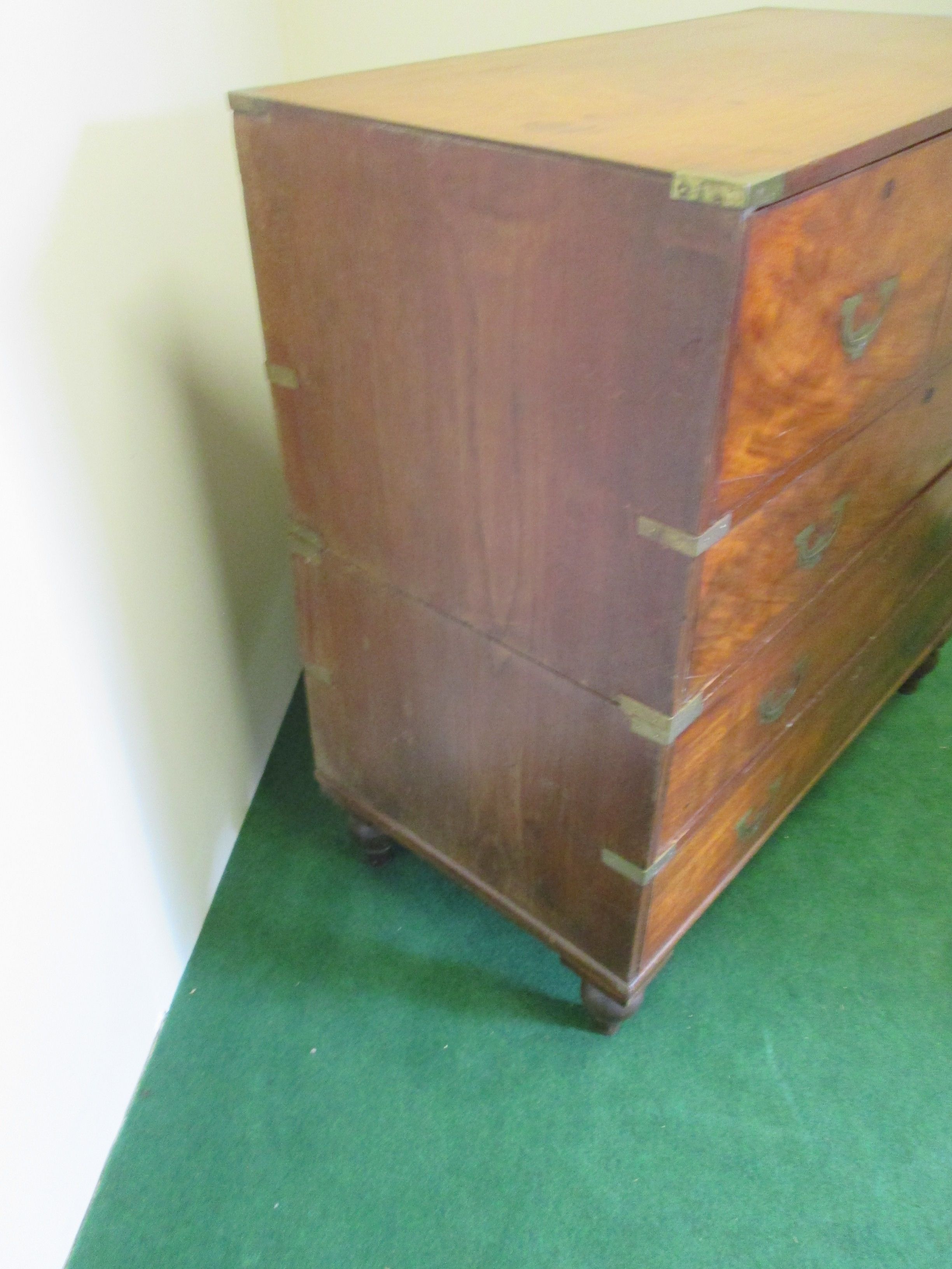 Commode bateau ancienne en acajou massif
