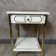 Metal bedside table
