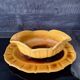 Ceramic soup tureen and sauceboat set