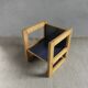 3-position children's armchair, wooden, 1980s