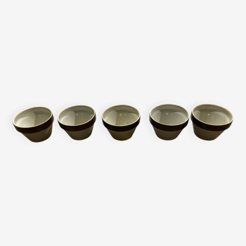 Stoneware pot bowls from Digoin France