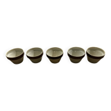 Stoneware pot bowls from Digoin France